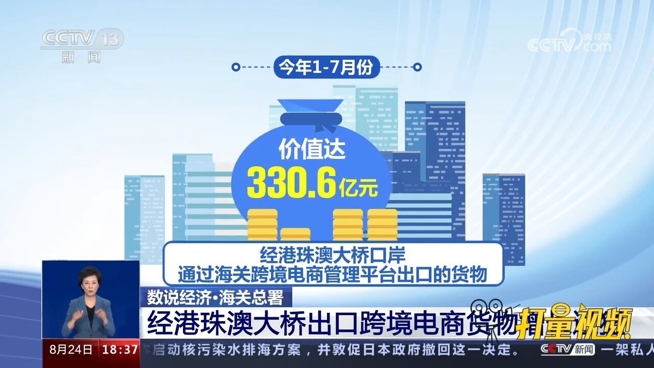 海关总署:经港珠澳大桥出口跨境电商货物增长迅猛