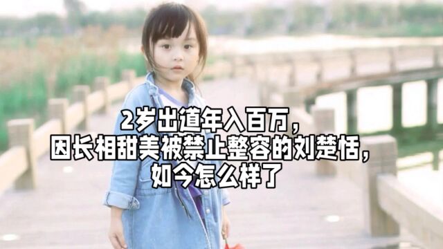 2岁出道年入百万,因长相甜美被禁止整容的刘楚恬,如今怎么样了