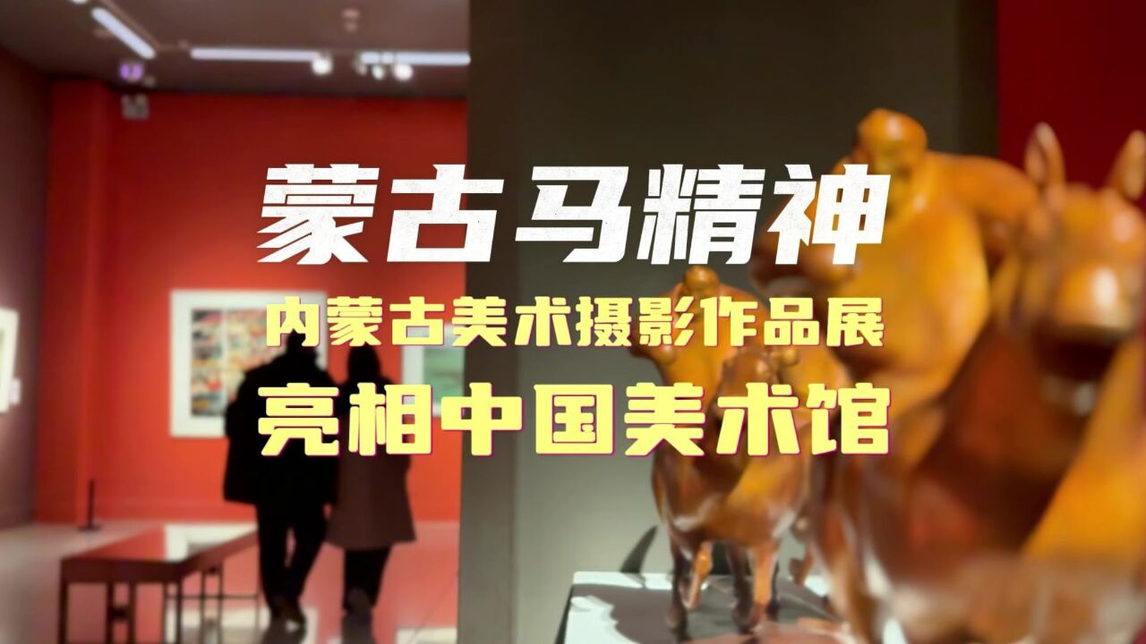 蒙古马精神——内蒙古美术摄影作品展亮相中国美术馆