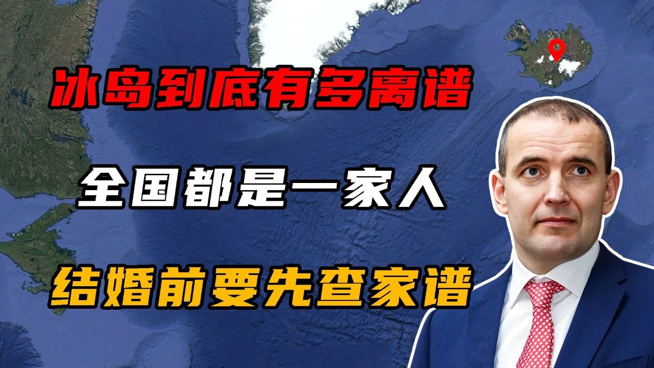 冰岛有多离谱?全国都是一家人,结婚前先查家谱!