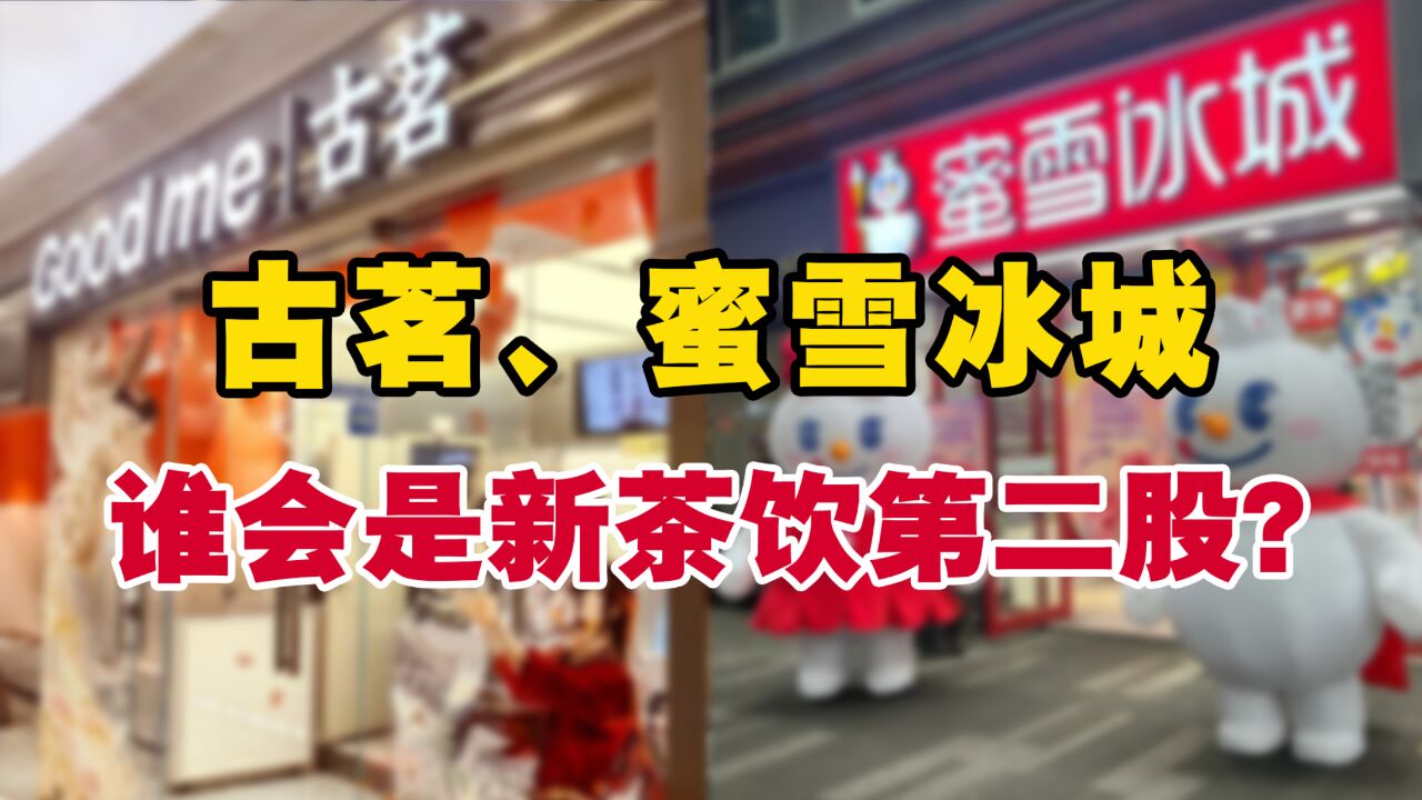 古茗、蜜雪冰城,谁会是新茶饮第二股?