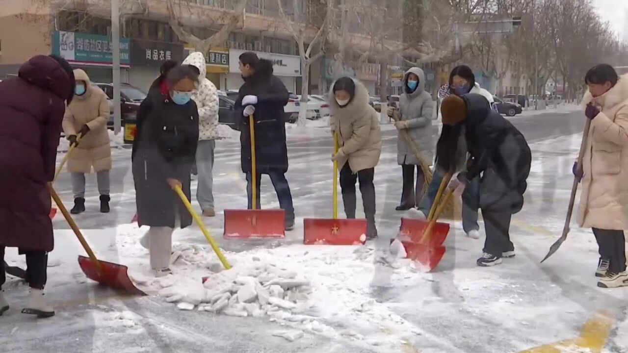 潍坊市寒亭区:以雪为令 迎雪而上保畅通