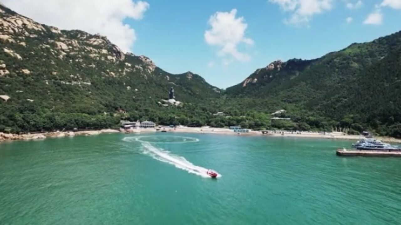 山海美景满目新,崂山踏青正当时