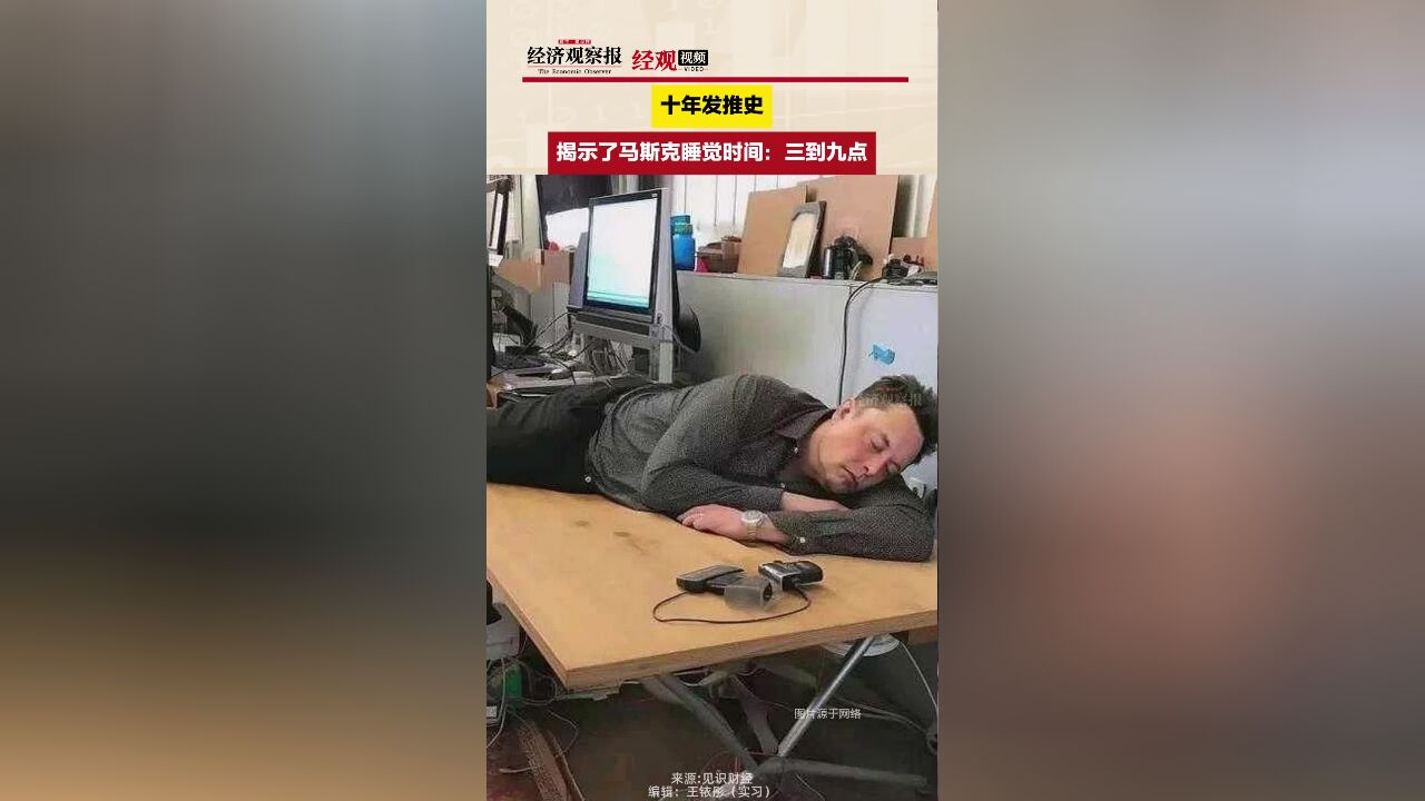 十年发推史,揭示了马斯克睡觉时间:三到九点