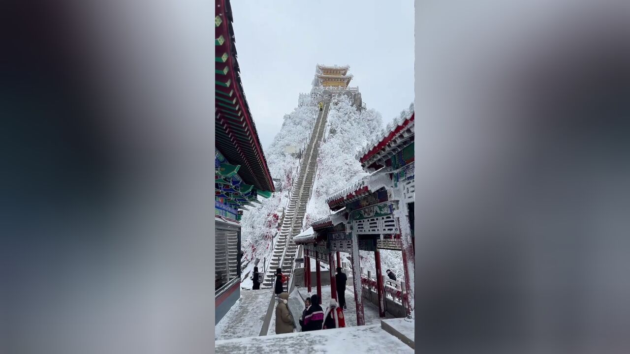 这个冬天一定不能错过老君山,带着爱的人一起来看雪吧.