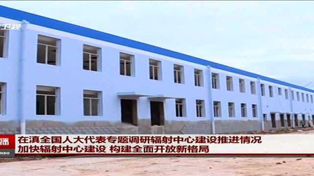 在滇全国人大代表专题调研辐射中心建设推进情况 加快辐射中心建设 构建全面开放新格局