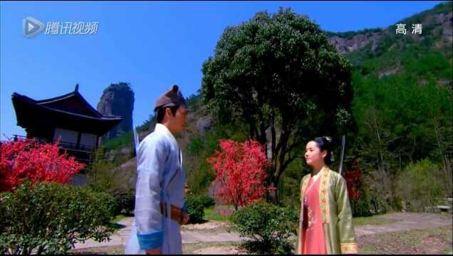 《笑傲江湖》第13集01:林平之陪岳灵珊练习玉女剑法,竟被其嘲讽连青城剑法都不如