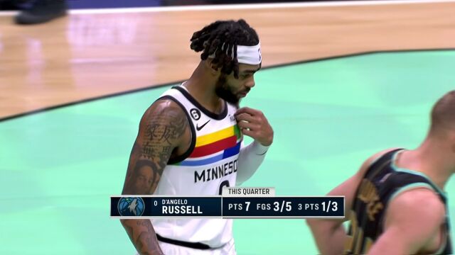  NBA常规赛：森林狼vs黄蜂第4节中文解说回放