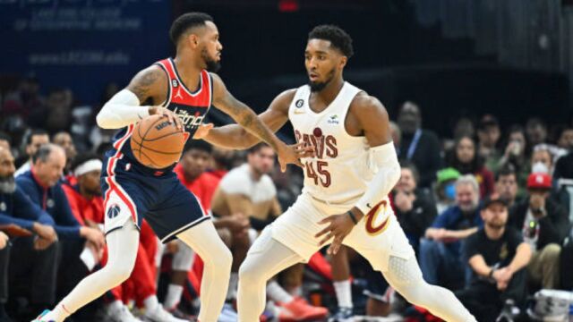 奇才107-117骑士 比尔空砍27分米切尔37+5率队加时连胜