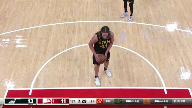 NBA常规赛：爵士vs老鹰原声解说全场回放