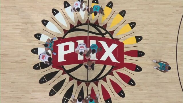 NBA常规赛：尼克斯vs太阳英文原声全场回放