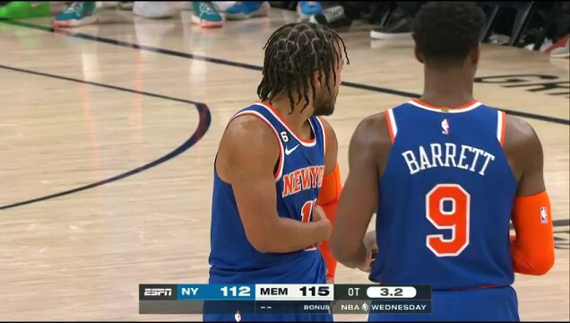  NBA常规赛：尼克斯vs灰熊加时赛英文原声回放