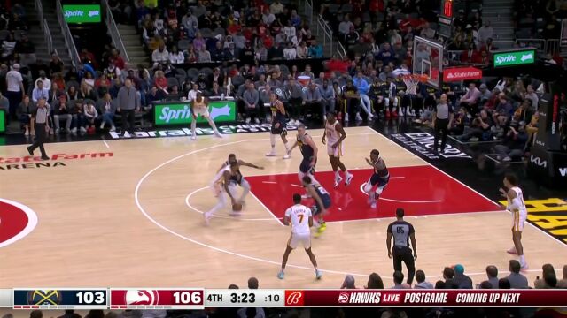 这是我的主场！默里稳定抛射逼停掘金反击气焰