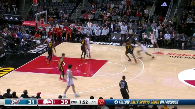 鹰击长空！奥孔古再次展现惊人弹跳上演暴力隔扣