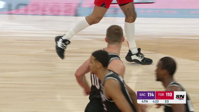 国王vs猛龙精华纯享 国王三人20+险胜猛龙