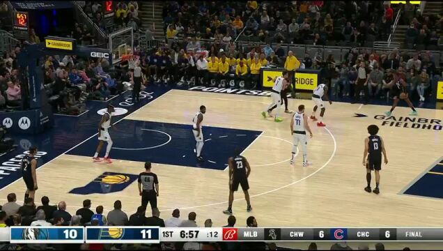 独行侠vs步行者第1节中文解说回放