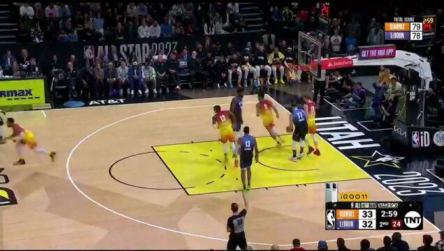 NBA全明星正赛：勒布朗队vs扬尼斯队第2节中文解说回放