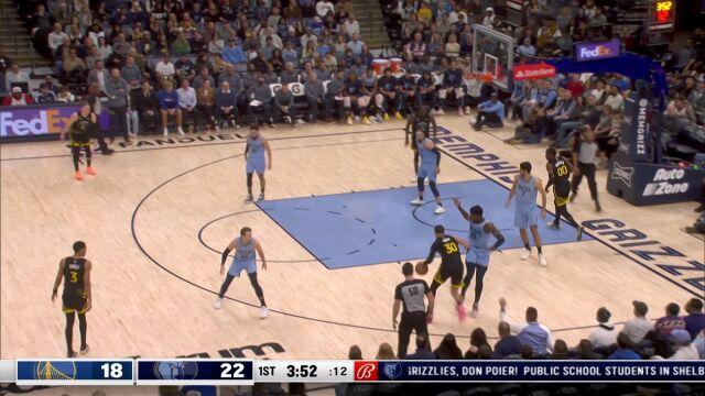 化身喂饼大师 库里仙人指路连线库明加