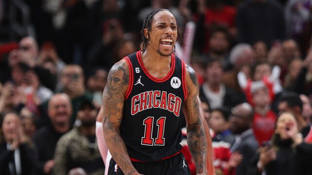 NBA全明星替补德罗赞赛季十佳球 大刀阔斧单手重扣力压全场