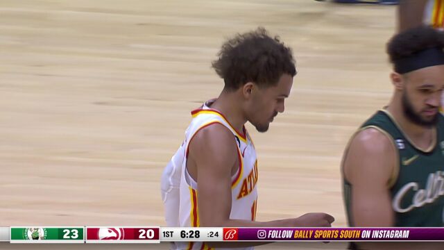 NBA常规赛：凯尔特人vs老鹰第1节中文解说回放