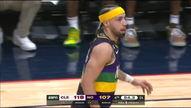 NBA常规赛：骑士vs鹈鹕第4中文解说回放