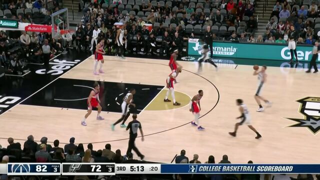 手感来了就不要停！基斯波特手起刀落三分二连击