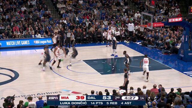 NBA常规赛：热火vs独行侠中文解说全场回放