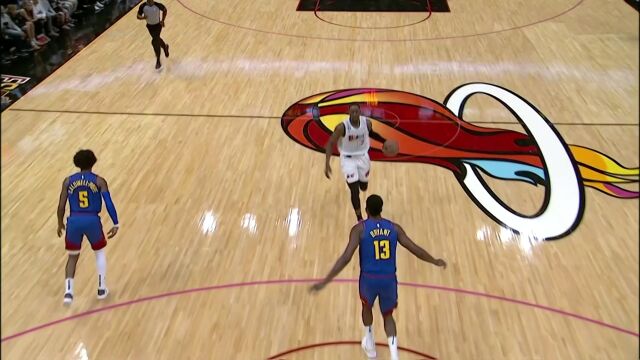 快刀斩乱麻！阿德巴约大步流星突破上篮造杀伤