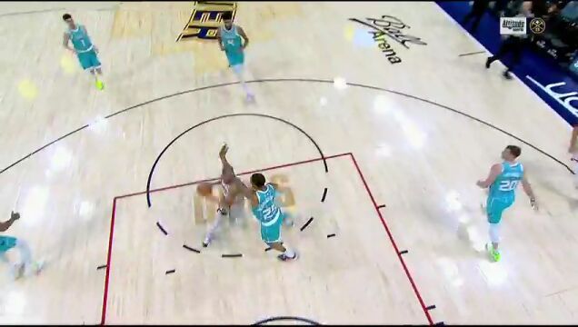 NBA常规赛：黄蜂vs掘金中文解说全场回放