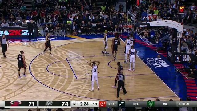 重剑无锋大巧不工 巴特勒甩开防守漂移中投打进