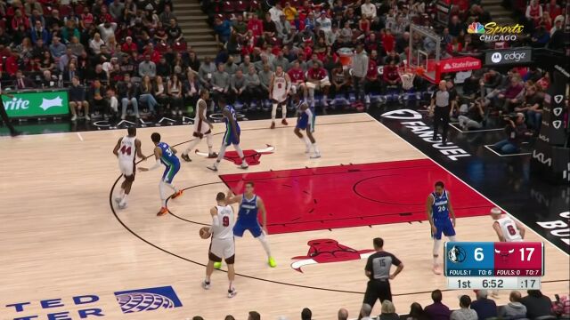 独行侠vs公牛第1节英文原声回放