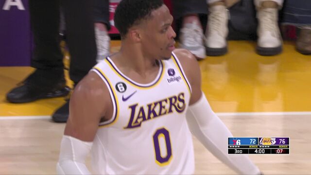 费城vs湖人精华回放 詹姆斯生涯之夜湖人惜败76人