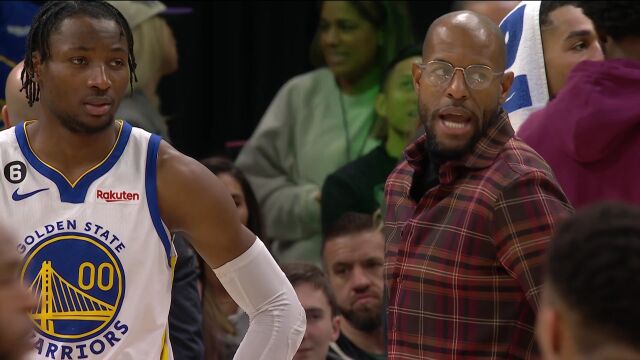 NBA常规赛：勇士vs雄鹿第3节中文解说回放