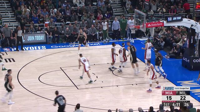 热火122-138雄鹿 巴特勒25分雄鹿25记三分大胜热火扳成1-1