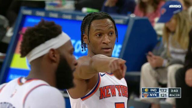 NBA常规赛：步行者vs尼克斯第4节中文解说回放
