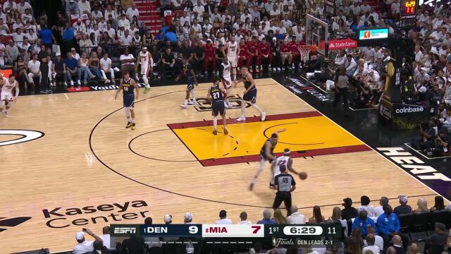 掘金vs热火英文原声全场回放