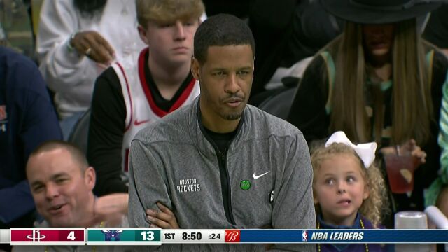 火箭vs黄蜂第1节中文解说回放