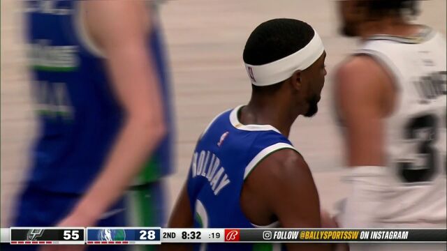 马刺vs独行侠英文原声全场回放