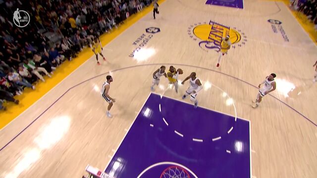 真是赏心悦目 老詹独闯龙潭挂着犯规打成2+1