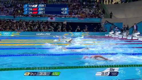孙杨伦敦奥运会400米自由泳金牌破奥运纪录