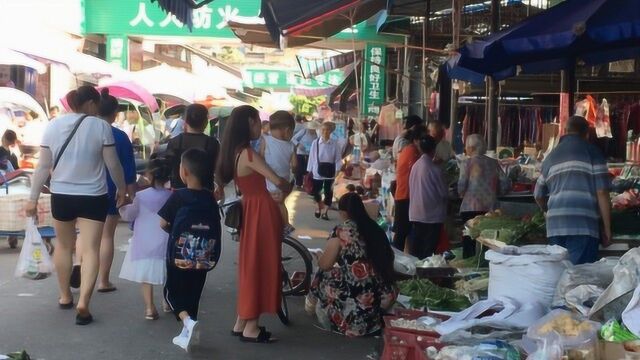 太热闹!在四川,实拍眉山农村赶集,看看什么样?