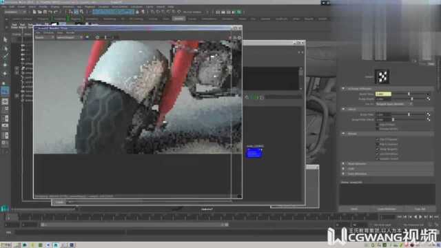 111摩托车模型制作丨3D建模丨MAYA教学丨王氏教育集团