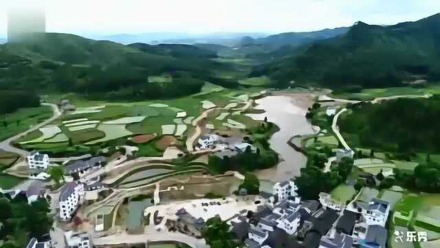 航拍贵州农村 贵州省施秉县双井镇翁西村