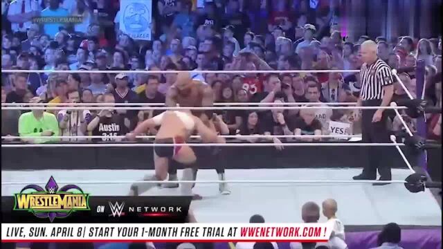 WWE:巴蒂斯坦一计炸弹摔没有取得冠军,丹尼尔扑倒了领导夫妇!