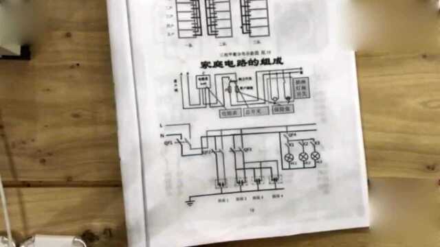 电工知识:家用电路如果走线的,实物讲解