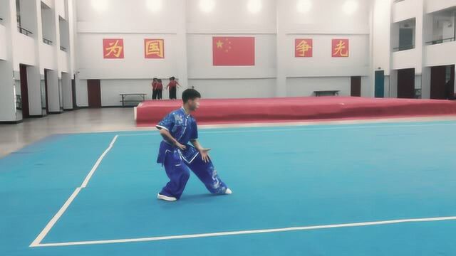 武术套路教学视频演练:少林大洪拳!