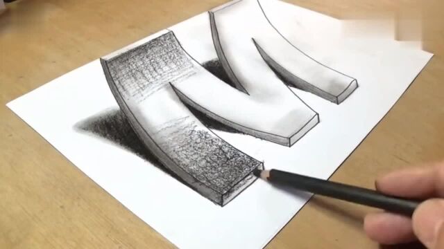 实拍3D立体画是怎么画的