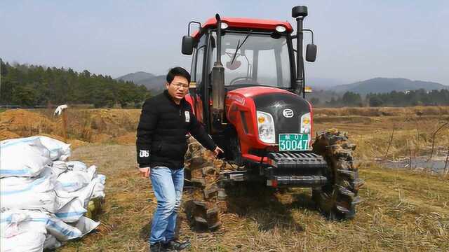 国产翻土机一天最高能翻地60亩需要120000,你觉得值吗