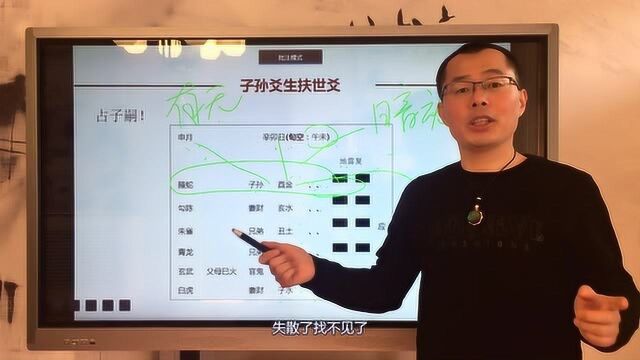 六爻预测系统课程332讲子嗣章:如何知晓自己的孩子将来能否成才