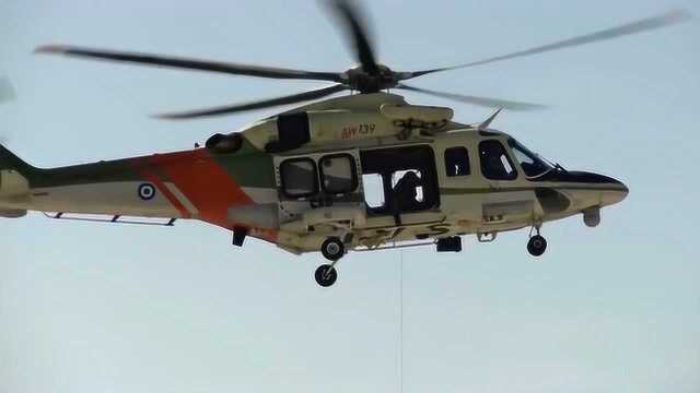 塞浦路斯空军AW139搜救演习